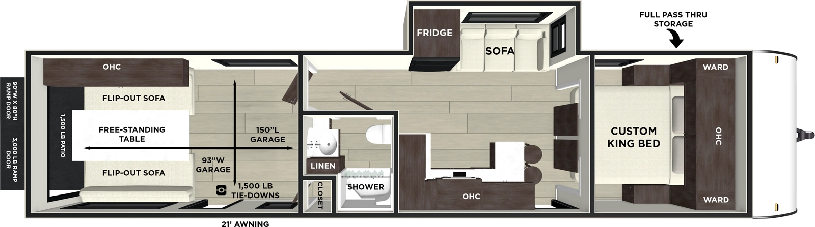 Salem Fsx 290RTK Floorplan